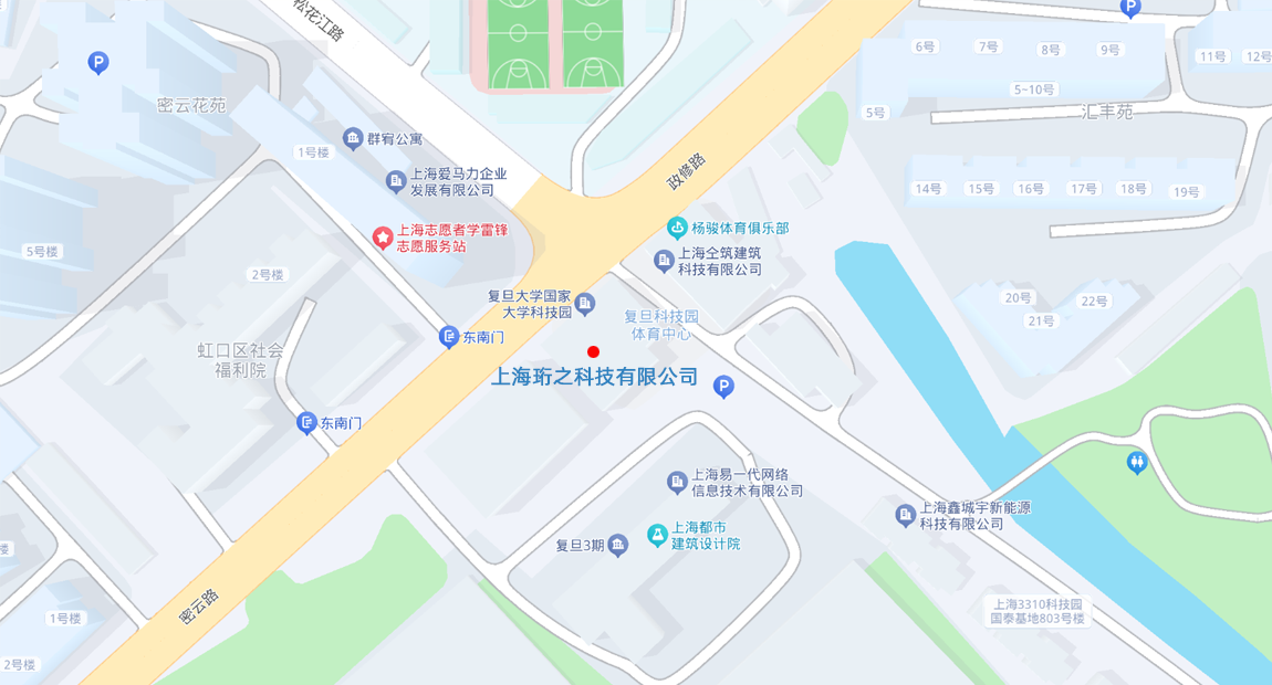 公司位置示意地图